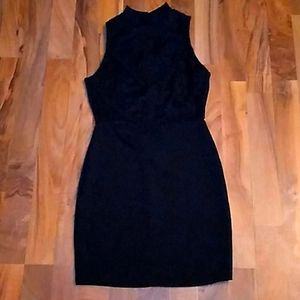 Little black dress mini mock turtlenecks